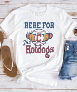 Cleveland Guardians Here For The Hotdogs T Shirt