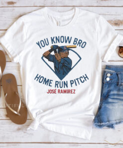 Guardians Jose Ramirez Home Run Pitch T-Shirts