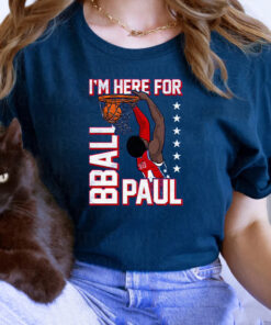 I'm Here for BBall Paul Graphic T Shirt