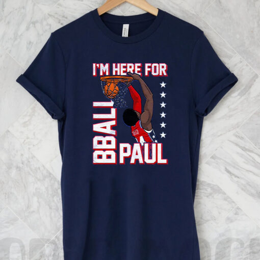 I'm Here for BBall Paul Graphic T Shirts