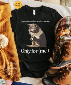LeeKnow Praying Cat Only For Me Comfort Colors Shirt