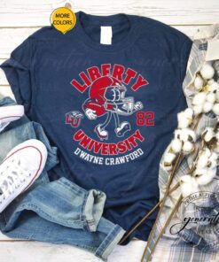 Liberty Flames D’Wayne Crawford 2023 NCAA Football tee shirts