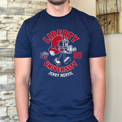 Liberty Flames Jerry Mervil 2023 NCAA Football t shirt