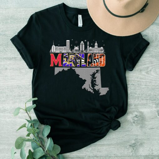 Maryland All Team Sports City Skyline 2023 shirt