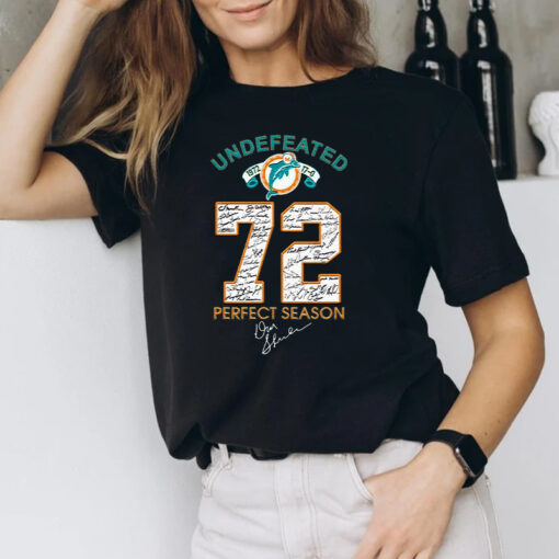 Miami Dolphins Undefeated 1972 Perfect Season T-Shirt