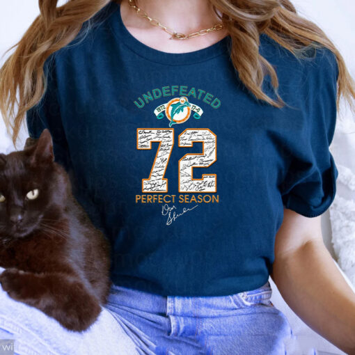 Miami Dolphins Undefeated 1972 Perfect Season T-Shirts