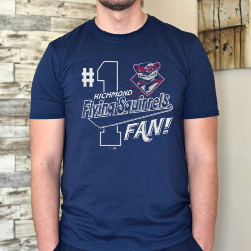 Milb Store Richmond Flying Squirrels Toddler #1 Fan Shirt