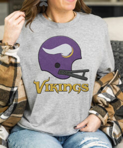 Minnesota Vikings Big Helmet T-Shirt