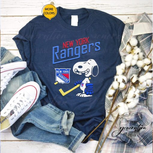 New York Rangers Hockey Snoopy tshirts