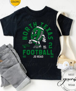 North Texas Mean JD Head 2023 NCAA Football tshirt
