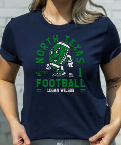 North Texas Mean Logan Wilson 2023 NCAA Football shirt