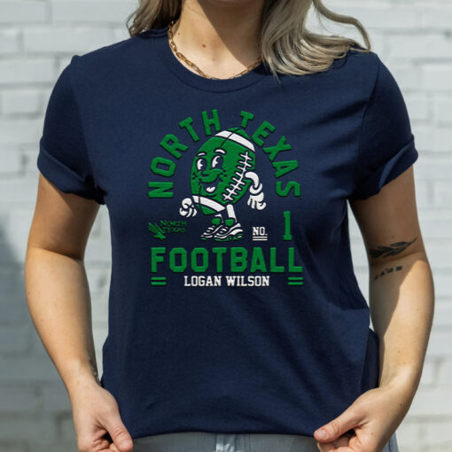 North Texas Mean Logan Wilson 2023 NCAA Football shirt