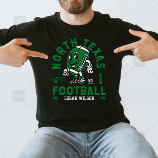 North Texas Mean Logan Wilson 2023 NCAA Football tshirts