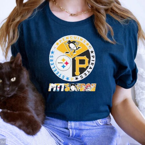 Pittsburgh Steelers penguins pirates city champions T-shirts