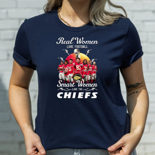 Real Women Love Football Smart Women Love The Kansas City Chiefs 2023 Shirts