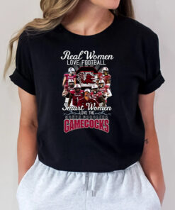 Real Women Love Football Smart Women Love The South Carolina Gamecocks 2023 Unisex T Shirts