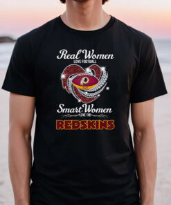 Real Women Love Football Smart Women Love The Washington Commanders 2023 TShirts