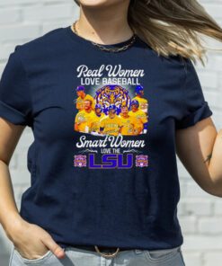 Real women love baseball smart women love the LSU signatures t shirts