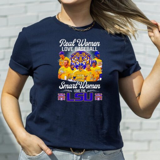 Real women love baseball smart women love the LSU signatures t shirts