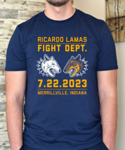 Ricardo Lamas Fight Dept 7 22 2023 Merrillville Indiana t shirt