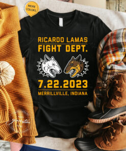 Ricardo Lamas Fight Dept 7 22 2023 Merrillville Indiana t shirts