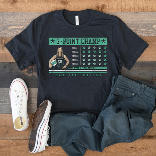 Sabrina Ionescu Three-Point Champ T Shirt