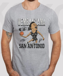 San Antonio Spurs Victor Wembanyama Signature T Shirt