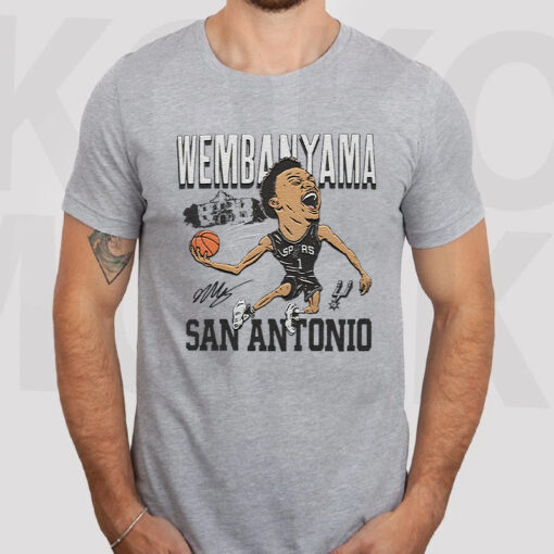 San Antonio Spurs Victor Wembanyama Signature T Shirt