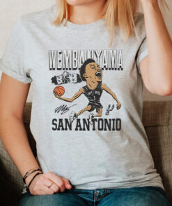 San Antonio Spurs Victor Wembanyama Signature T Shirts