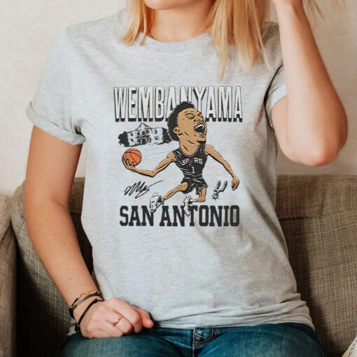 San Antonio Spurs Victor Wembanyama Signature T Shirts