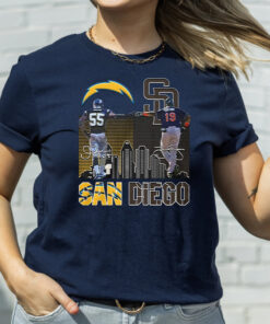San Diego Padres And Los Angeles Chargers Unisex T Shirts