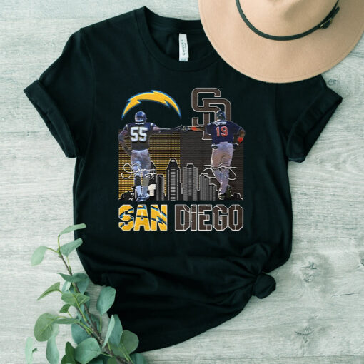 San Diego Padres And Los Angeles Chargers Unisex TShirt