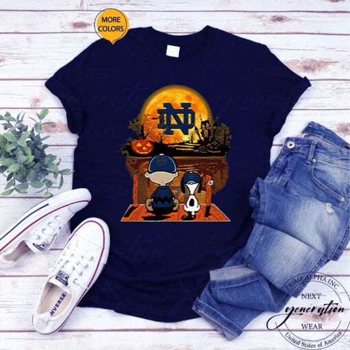 Snoopy With Friend Notre Dame Fighting Irish 2023 T Shirts