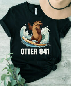 Surfing Otter 841 California Sea Otter 841 T Shirts