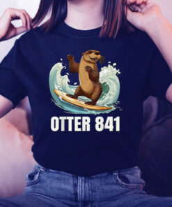 Surfing Otter 841 California Sea Otter 841 TShirt
