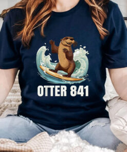 Surfing Otter 841 California Sea Otter 841 unisex TShirt
