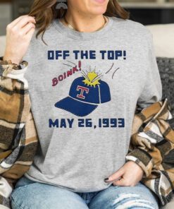 Texas Rangers Boink Off The Top May 26 1993 Shirt