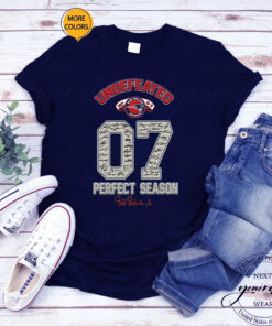 Undefeated 07 Perfect Season New England Patriots 2023 TShirt