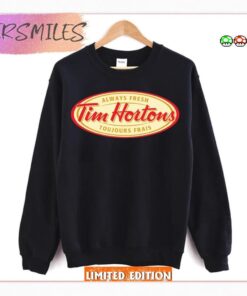 always fresh tim hortons logo t shirt 5582