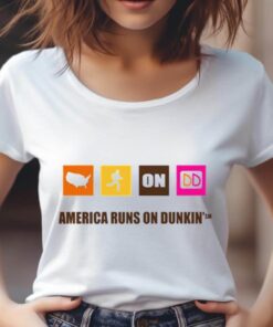 america runs on dunkin shirt 3259