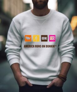 america runs on dunkin shirt 7726