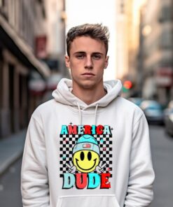 american dude smiley shirt 8620