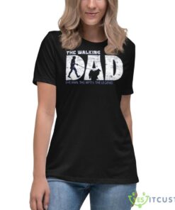 american eskimo dog the walking dad shirt 4932