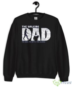 american eskimo dog the walking dad shirt 7858