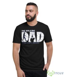 american eskimo dog the walking dad shirt 8491