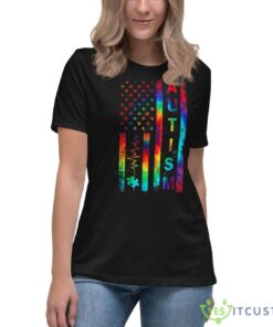 american flag autism awareness teacher mom tee shirt 2998