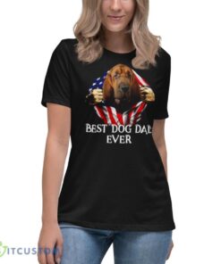 american flag dog best dog dad ever shirt 1159