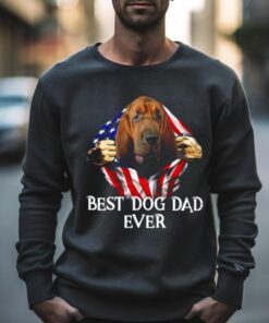 american flag dog best dog dad ever shirt 8030