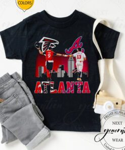 atlanta Falcons Ridder And Braves Acuna Jr City Champions T Shirt
