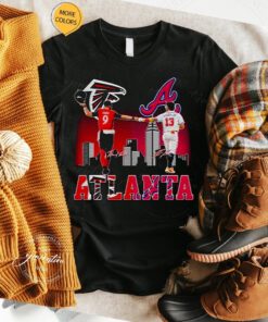 atlanta Falcons Ridder And Braves Acuna Jr City Champions T Shirts